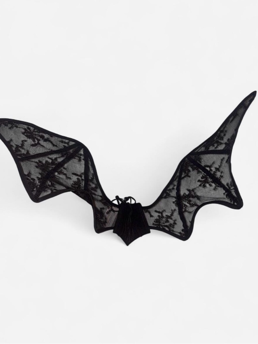 Black Lace Bat / dragon Wing Accessory costume